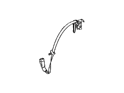 Lexus 73480-33220-A1 Belt Assembly, Rear Seat Inner