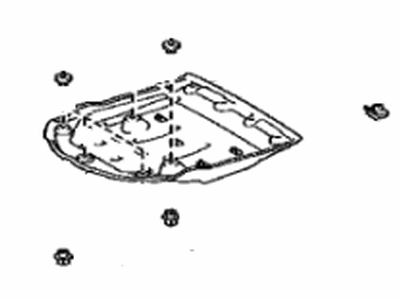 Lexus 58415-33020 Board, Rear Floor, NO.