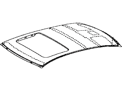 Lexus 63111-50120 Panel, Roof