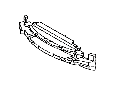 Lexus 52611-50170 ABSORBER, Front Bumper