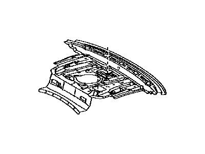 Lexus 64101-50230 Panel Sub-Assy, Upper Back