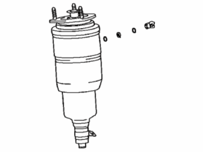 2014 Lexus LS600hL Air Suspension Spring - 48020-50340