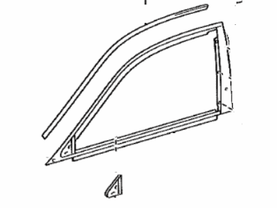 Lexus 75702-50050 MOULDING Sub-Assembly, Front