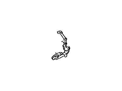 Lexus 53410-30220 Hinge Assembly, Hood, RH