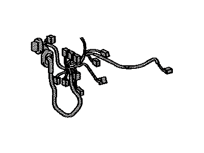 Lexus 82153-50250 Wire, Rear Door, NO.1