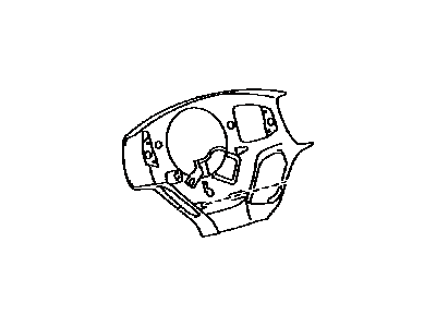 Lexus 45184-50090-E0 Cover, Steering Wheel