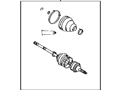 2016 Lexus LS460 Axle Shaft - 43470-59835