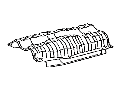 Lexus 58151-50040 Insulator, Front Floor Heat, NO.1