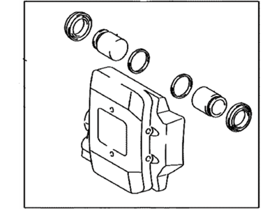 2011 Lexus LS460 Brake Caliper - 47830-50140