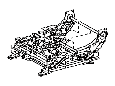 Lexus 72020-50290 Adjuster Assy, Front Seat, LH