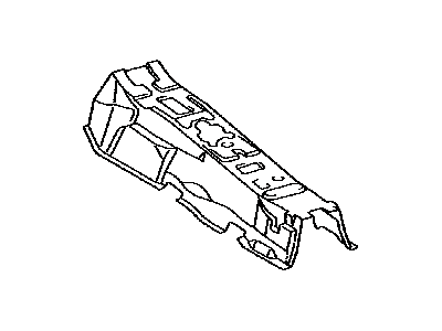 Lexus 58644-50080 Sheet, Center Floor Silencer