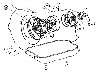 Lexus IS300 Transmission Gasket - 04351-53051