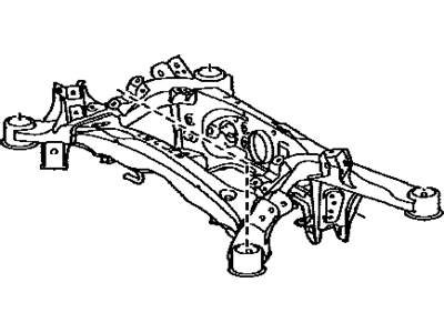 2006 Lexus LS430 Rear Crossmember - 51206-50040