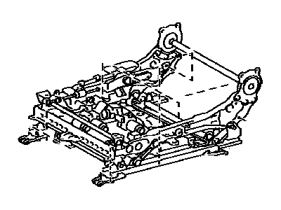 Lexus 72010-50220 Adjuster Assy, Front Seat, RH