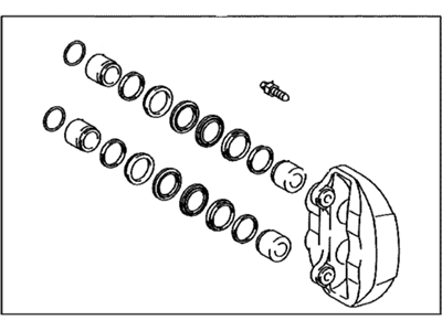 2014 Lexus LS460 Brake Caliper - 47750-50200