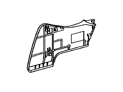 Lexus 589E5-50030-C3 GARNISH, Rear Seat Console