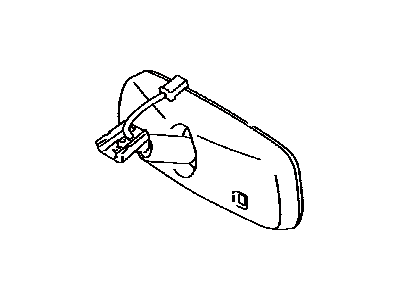 Lexus 87810-0WE30 Mirror Assembly, Inner Rear