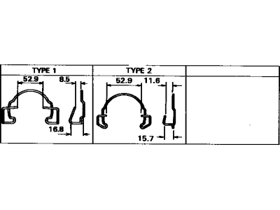 Lexus 31232-20031 Clip, Release Bearing Hub