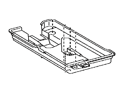 2011 Lexus IS250 Battery Tray - 74431-53050