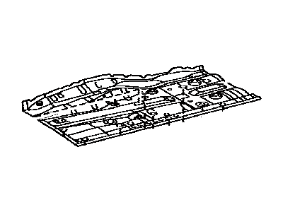 Lexus 58112-50903 Pan,Front Floor,LH