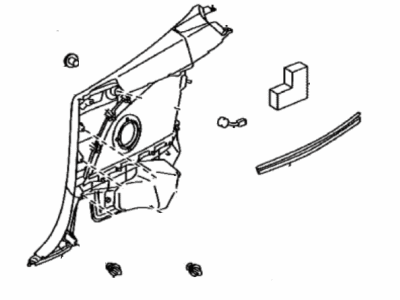 Lexus 62520-53050-C0 Panel Assembly, Quarter