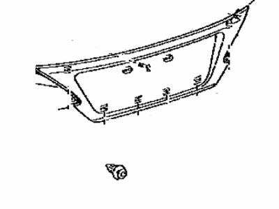 Lexus 76801-53060-C1 GARNISH Sub-Assembly, Back Door