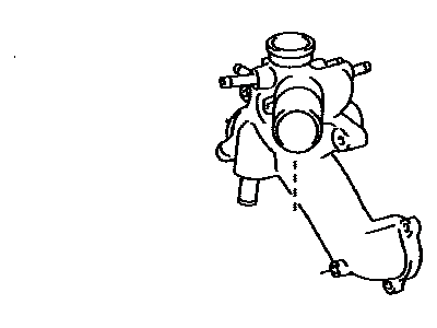 Lexus 16304-31033 Outlet Sub-Assy, Water