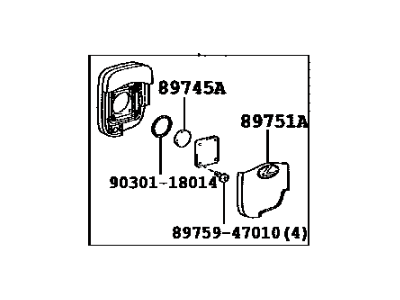 Lexus IS350 Car Key - 89904-53281