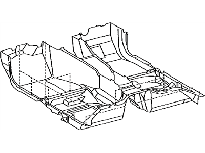 Lexus 58510-53530-A1 Carpet Assy, Front Floor, Front