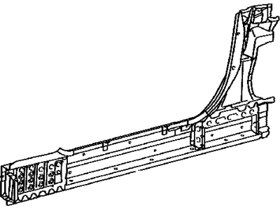 Lexus 61401-53903 Panel Sub-Assy, Rocker, Outer RH