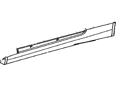 Lexus 75851-53030-J2 Moulding, Rocker Panel, RH