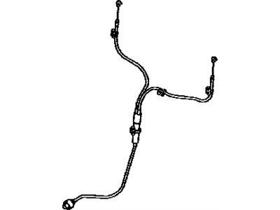 Lexus 71987-53010 Cable, Rear Seat Headrest