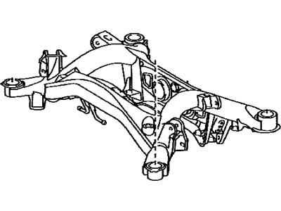 2015 Lexus IS250 Rear Crossmember - 51206-30082