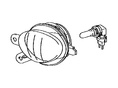 Lexus 81210-0W030 Lamp Assembly, Fog, RH