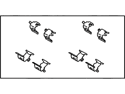 Lexus 04947-30150 Fitting Kit, Disc Brake, Front