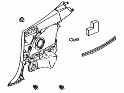 Lexus 62510-53010-C3 Panel Assembly, Quarter