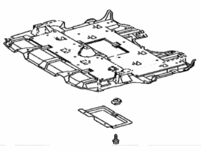 Lexus 51410-53110 Engine Under Cover