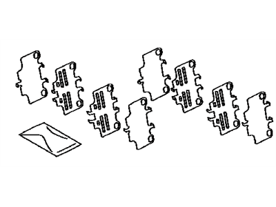 Lexus 04946-47080 SHIM Kit, Anti SQUEAL