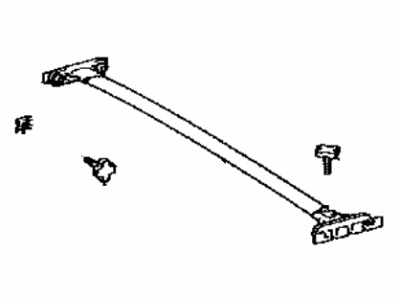 Lexus 63409-60060-J0 Support Sub-Assy, Roof Rack, Center