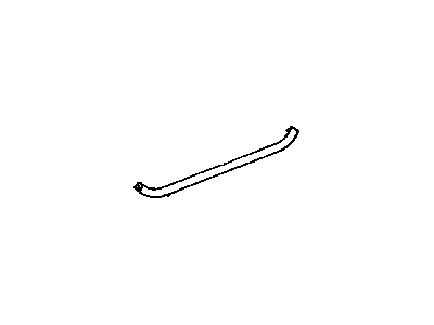 Lexus 67888-60010 Weatherstrip, Rear Door, No.2 LH