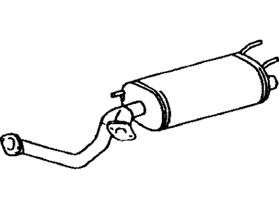 Lexus 17403-50150 Exhaust Center Pipe Assembly