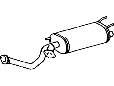 1999 Lexus LX470 Exhaust Pipe - 17403-50150