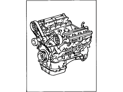 Lexus 19000-50B50 Engine Assy, Partial