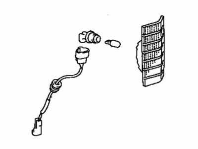 Lexus 81680-60040 Lamp Assy, Back Up, LH