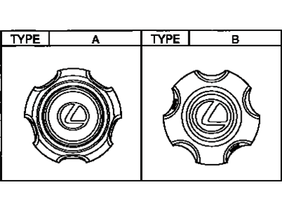 Lexus 42603-60600 Ornament Sub-Assy, Wheel Hub