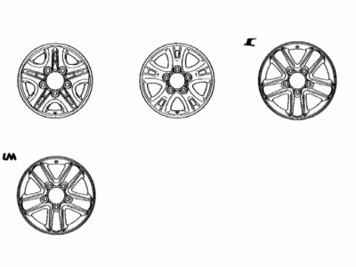 Lexus 42611-60330 Wheel, Disc