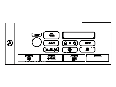 Lexus 55905-60760 Knob, Heater Control