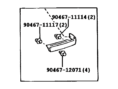 Lexus 75605-60050-H0 Moulding Sub-Assy, Quarter Outside, RH