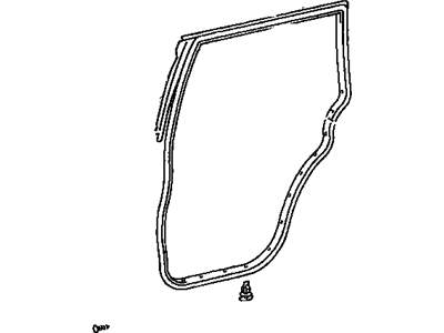 2000 Lexus LX470 Door Seal - 67871-60070