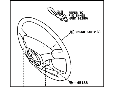 1999 Lexus LX470 Steering Wheel - 45100-60380-E0